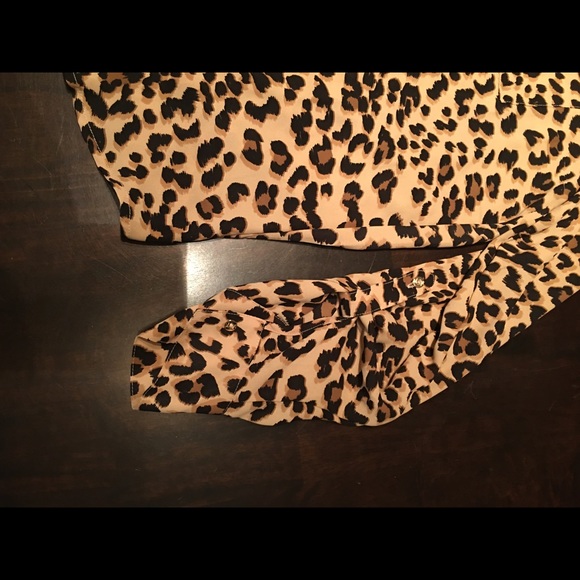 Guess Cheetah Dress Shirt - Picture 2 of 3